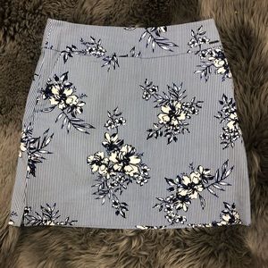 S.C & Co. | Womens Floral Skort | Blue | Various Sizes